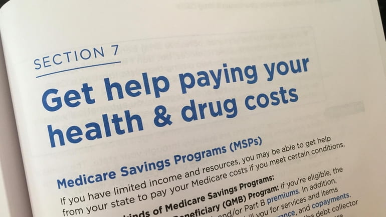 The help with paying health and drug costs section in...