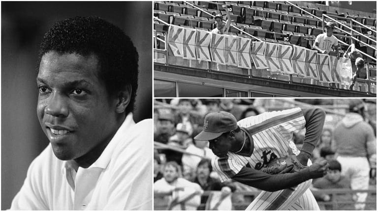 Dwight Gooden had fans in opposing ballparks counting his "K's",...