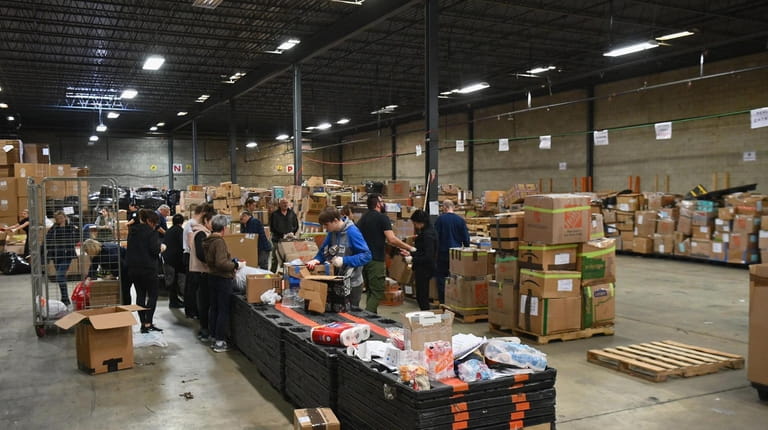 The Meest warehouse in Port Reading, New Jersey, is seen last week....