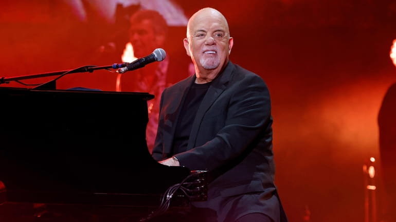 Billy Joel performs at Tokyo Dome on Jan.24 in Tokyo. 