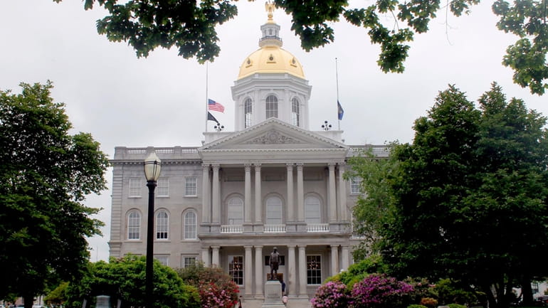 The New Hampshire statehouse is pictured, June 2, 2019, in...