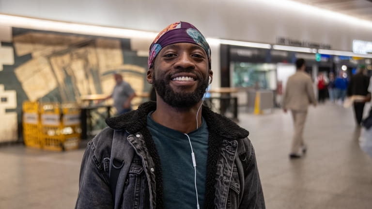 Baldwin commuter Denzel Francis, 32, says watching fellow passengers repeatedly...