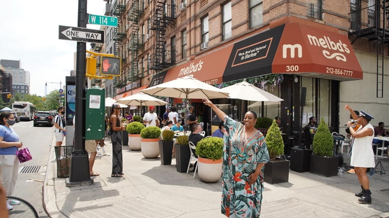 Harlem restaurateur Melba Wilson, chef and owner, poses for a...