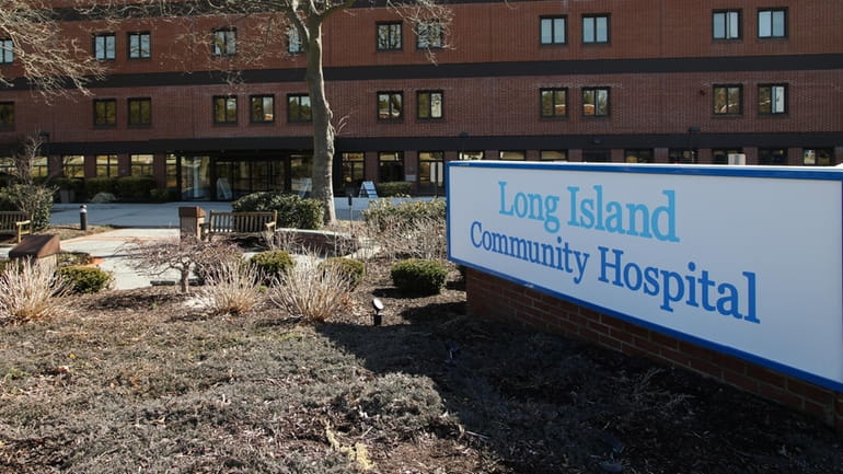 Long Island Community Hospital in Patchogue in a 2021 photo.