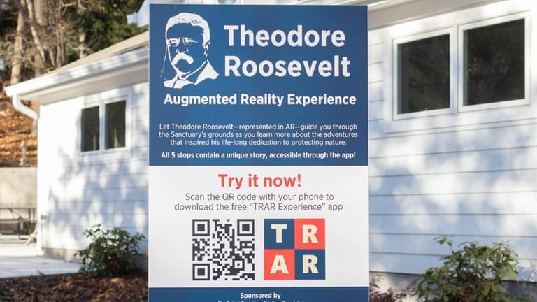 An augmented reality app that teaches people about Theodore Roosevelt by...