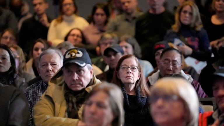 Republican voters attend an event Jan. 20, 2024, in Nashua,...