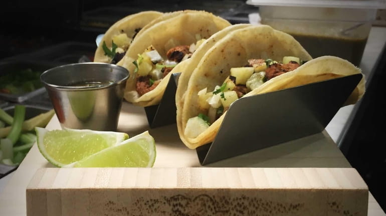 Tacos are a specialty at Mesita, a new Mexican restaurant...
