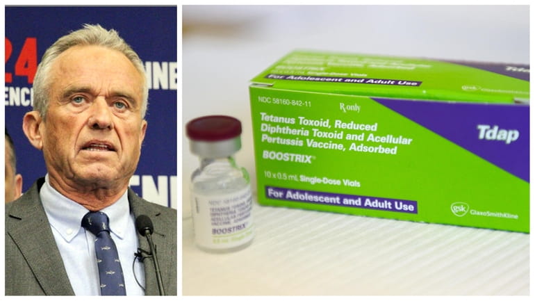 Presidential candidate Robert F. Kennedy Jr. and a vaccine for...