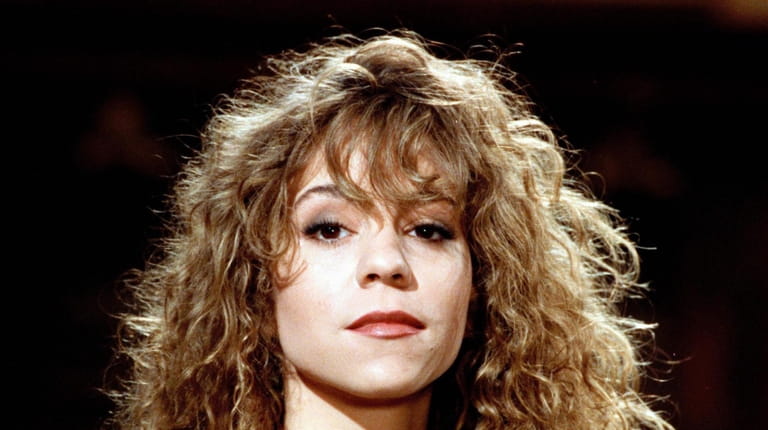 Pop singer Mariah Carey is seen in 1991. 