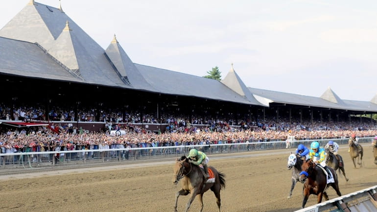 The 2024 Belmont Stakes will be run at Saratoga Race...