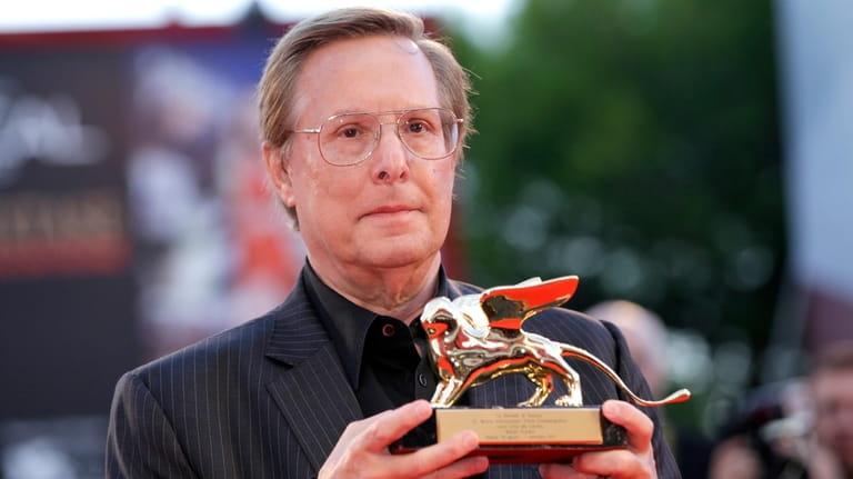 Director William Friedkin poses with his Golden Lion Lifetime Achievement...