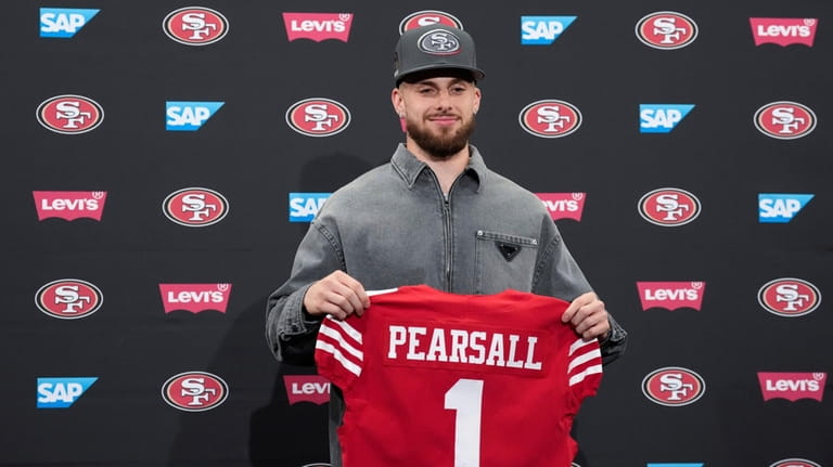 San Francisco 49ers first round draft pick Ricky Pearsall Jr....