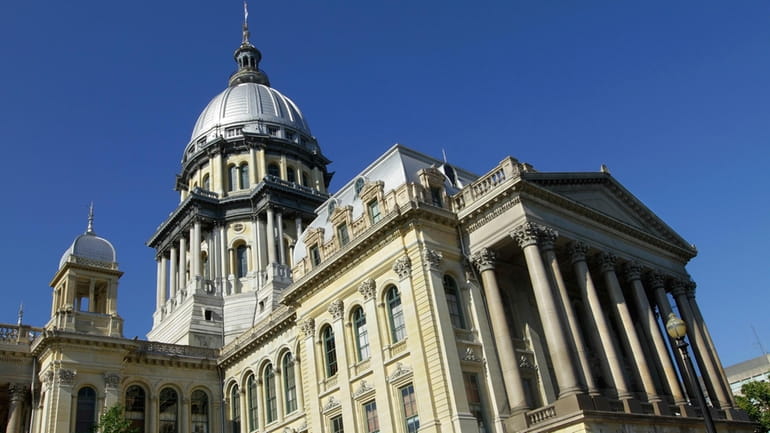 The Illinois Capitol is seen, June 19, 2012, Springfield, Ill....