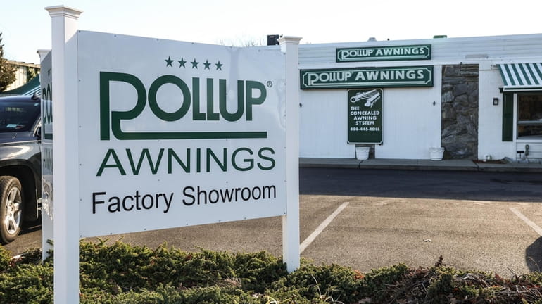 The Rollup Shutters & Awnings factory showroom in Holbrook.
