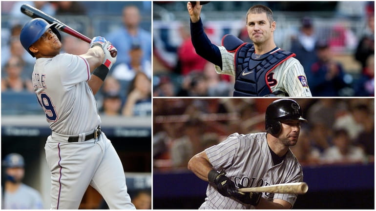 (Clockwise from top left) Adrian Beltre, Joe Mauer and Todd Helton were...