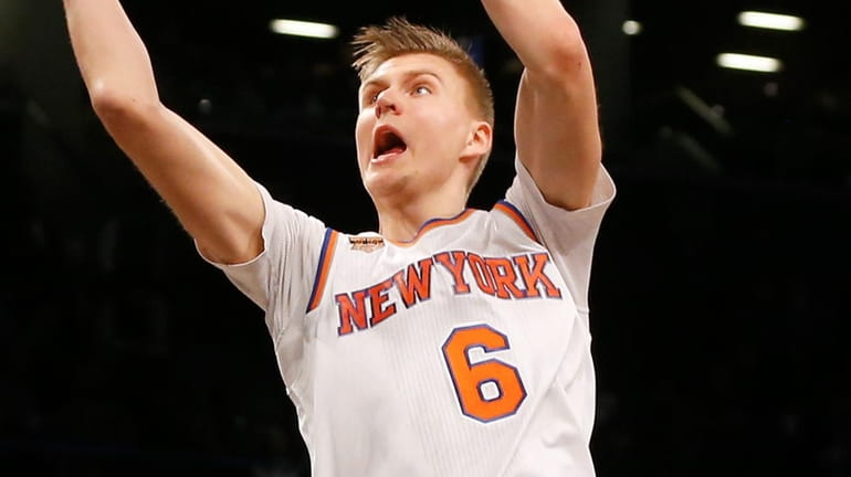 Kristaps Porzingis New York Knicks #6 Jersey player shirt