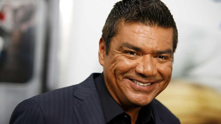 George Lopez attends the premiere of "The Smurfs" at the...