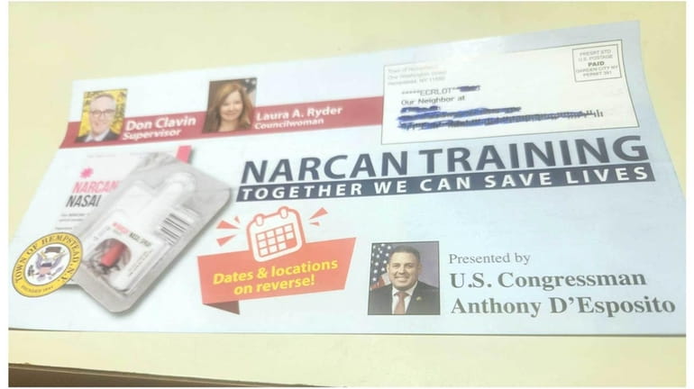 A mailer Town of Hempstead residents received this week.
