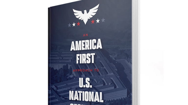 This image provided by America First Policy Institute, shows the...