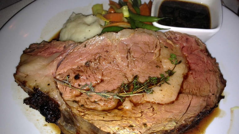 Prime rib is a special at Chadwicks American Chop House...