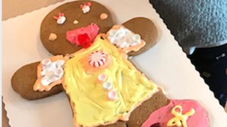 Gingerbread University in Riverhead offers big cookies for decorating with candy...