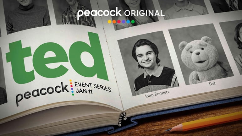 This image provided by Peacock shows promotional art for the...