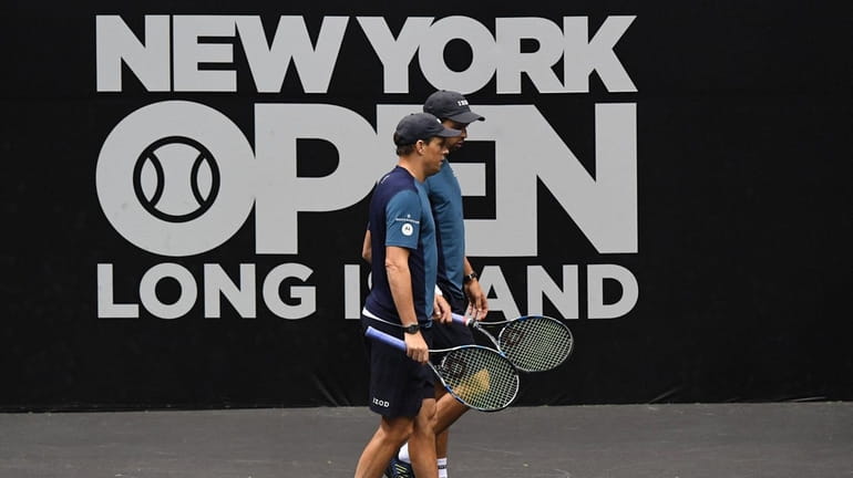 Bob Bryan and Mike Bryan play against Jeremy Chardy and...