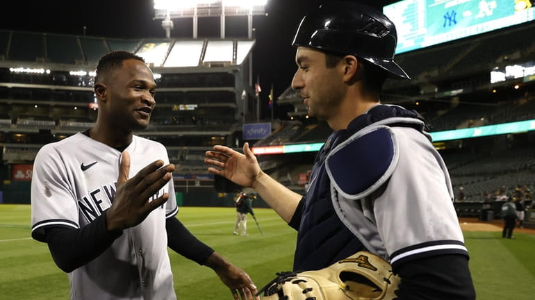 Kyle Higashioka frames Domingo German's perfect game as all about
