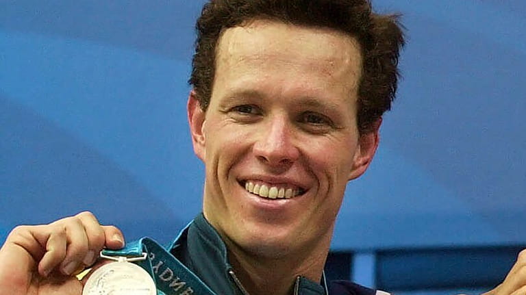 Australian silver medal winner for the men's 1500m freestyle Kieren...