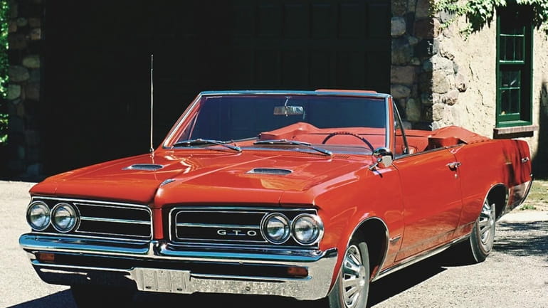 Mid-1960s Pontiac GTOs are quintessential muscle cars.
