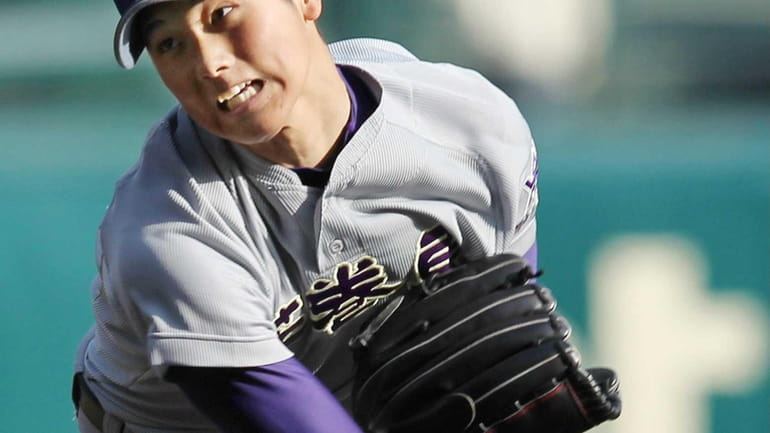 Shohei Otani, Japanese high school pitcher, firm on MLB plans