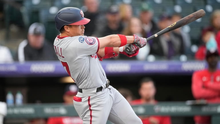 Call, Candelario start game with homers, Nats beat Rox 10-5 - Newsday