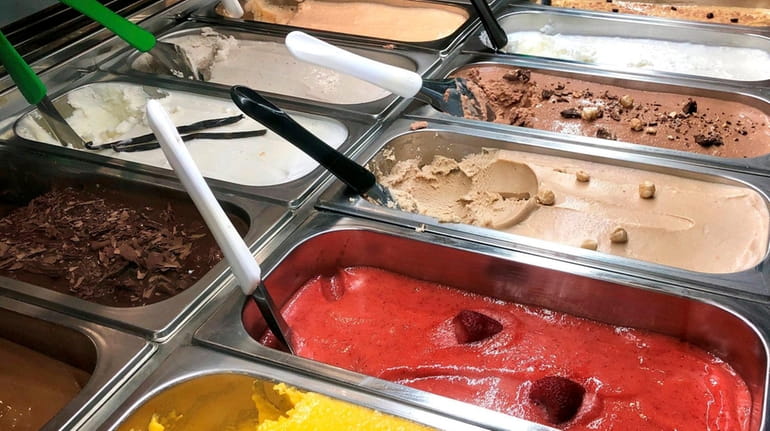 Homemade gelato is the main event at Gran Caffe Gelateria...