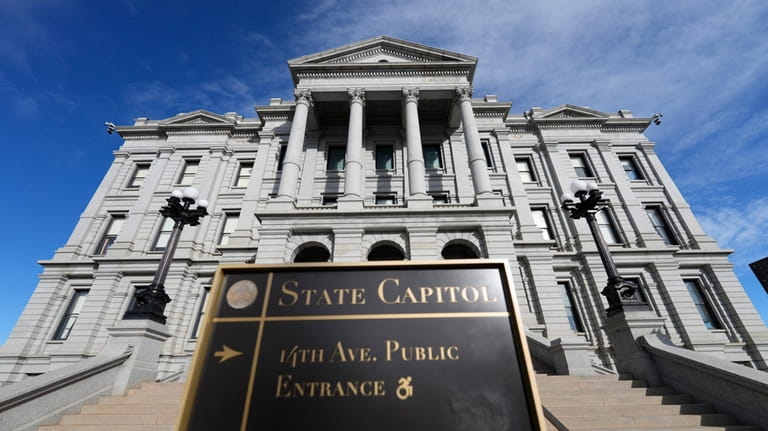 The Colorado state Capitol in Denver is pictured, Jan. 9,...