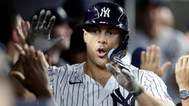 Giancarlo Stanton hits 400th career home run, Gerrit Cole gets 13th win as  Yankees beat Tigers - Newsday