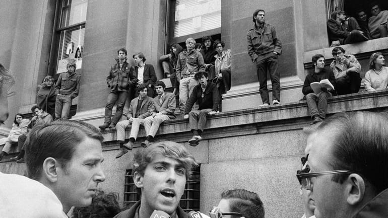 Mark Rudd, a leader of the student protest at Columbia...