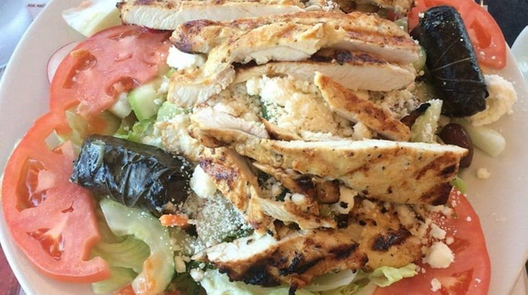 The Greek salad at Lynbrook Eats, the new diner that...