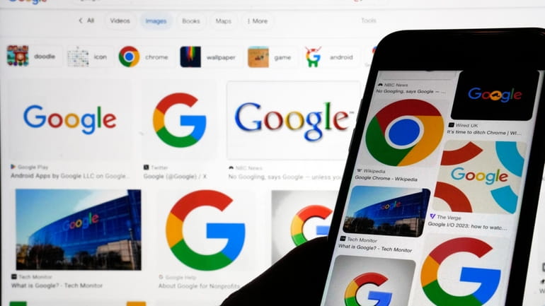 Google logos are shown when searched on Google in New...
