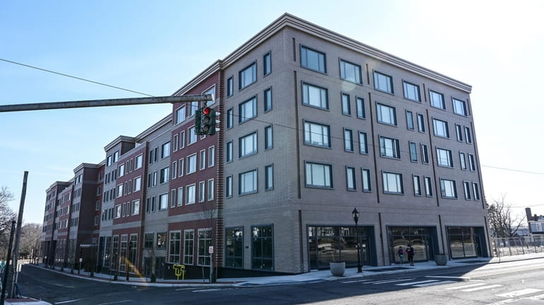 The Riverview Lofts affordable housing complex in downtown Riverhead.
