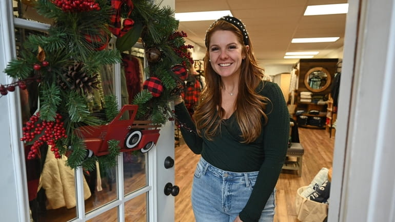 Katie Goulding, owner of AJ Sunflower Boutique in Center Moriches,said...