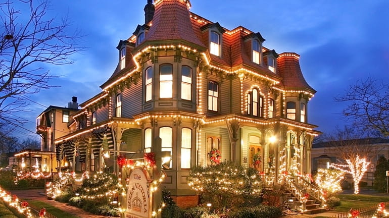Cape May's Victorian landmarks shine in all their holiday finery...