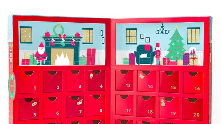 Sugarfina's first-ever Advent calendar features 24 drawers each with four...