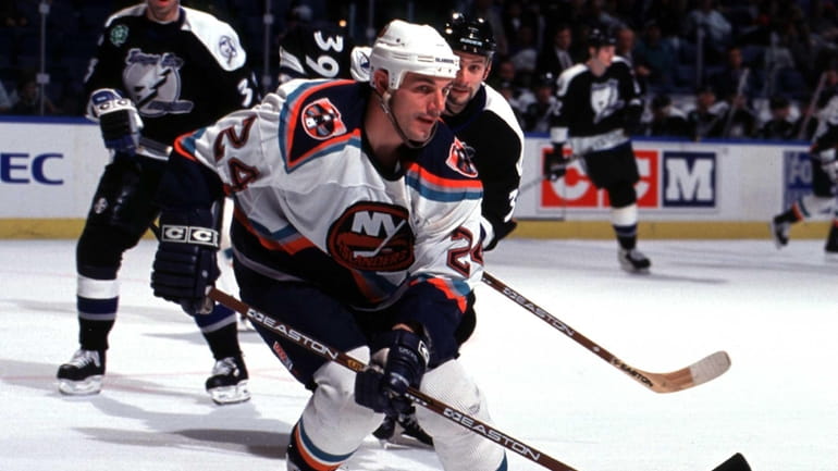 Forward Gino Odjick spent parts of three seasons with the...