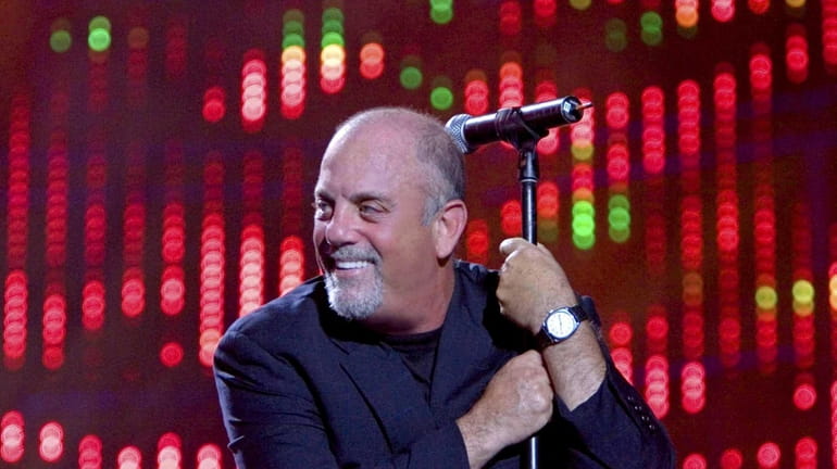 Billy Joel during his July 16, 2008 concert at Shea...