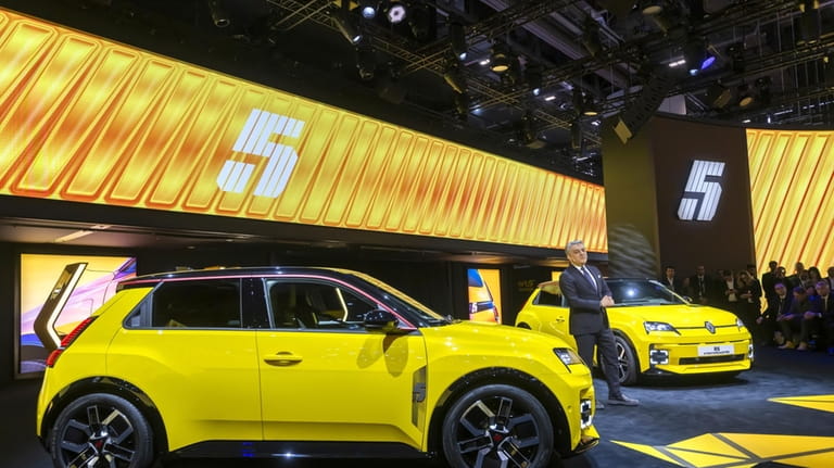 Renault group's general director Luca De Meo presents the New...