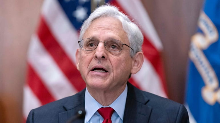 Attorney General Merrick Garland said in a news release that...