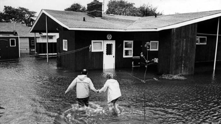 In the wake of Hurricane Gloria on Sept. 27, 1985,...
