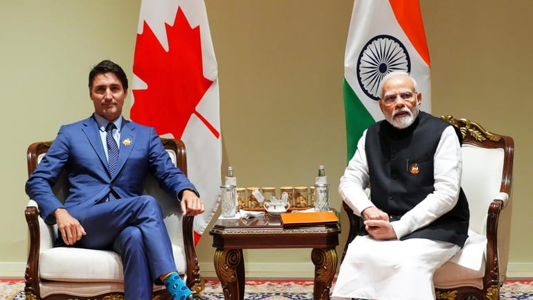 Prime Minister Justin Trudeau takes part in a bilateral meeting...