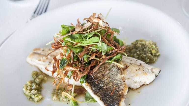 Branzino is a main course offered at Harlow East in...
