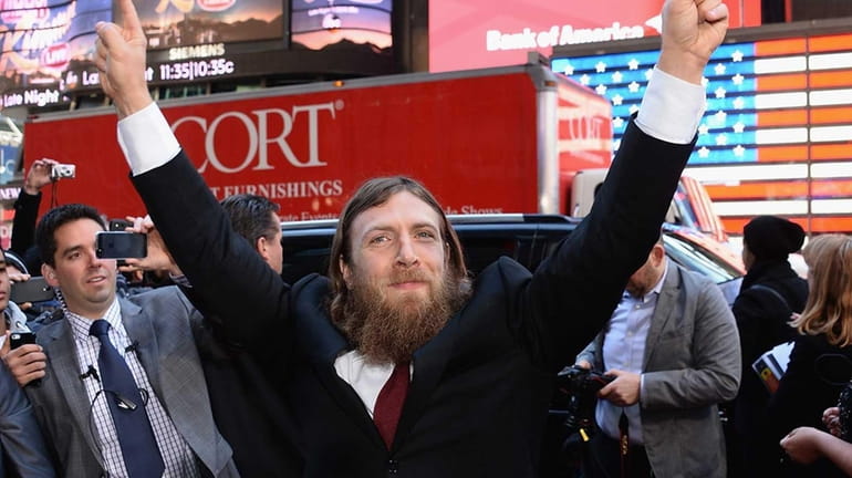 Daniel Bryan attends the WrestleMania 30 press conference at the...